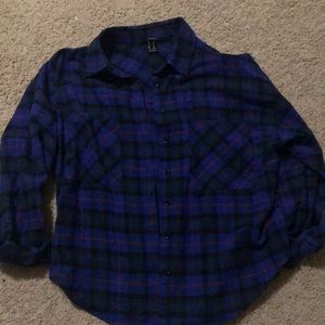 Forever 21 oversized flannel